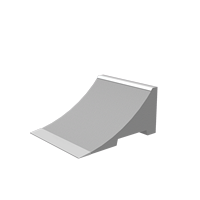 Skate Ramp - h 70 cm