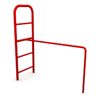 Ladder with Turning Bar