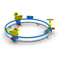 Pedal-Powered Duck Merry-Go-Round