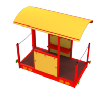 Wagonik z dachem