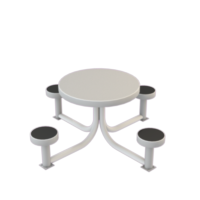 Round Metal Game Table