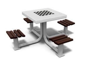 4052A Stolik metalowy 4 osobowy Izo2