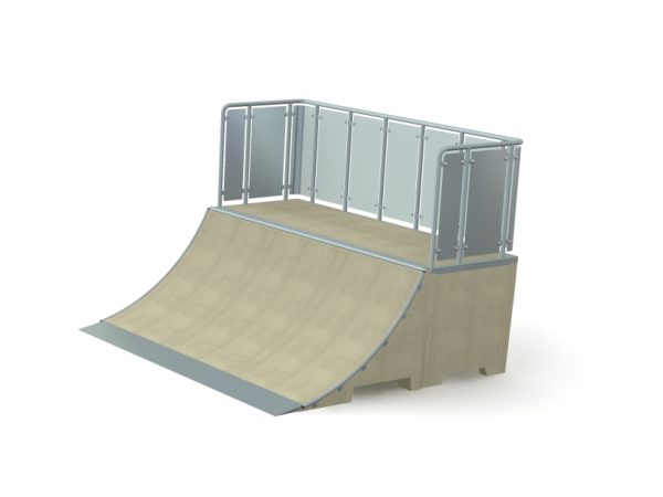 Skatepark Quarter Pipe 1250 143612 01