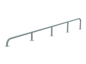 Slanted Skatepark Rail - l 480 cm