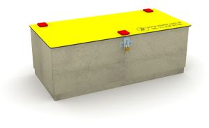 Concrete & HPL Storage Bench