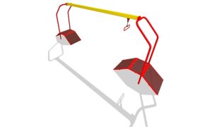 Urzadzenie na plac zabaw przejazd szynowy skaut 2500 2550