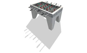 Concrete Foosball Table