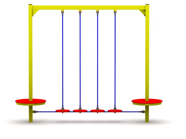 Urzadzenie Na Plac Zabaw Urzadzenia Sprawnosciowe Most Linowy Z Talerzykami 2129 02