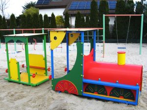 Lokomotywa Na Plac Zabaw Kajtus