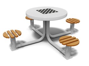 7061A Stolik metalowy 4 osobowy Izo2