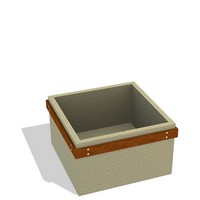 Urzadzenie Na Plac Zabaw Gazon Betonowy Kwadratowy 6803 01